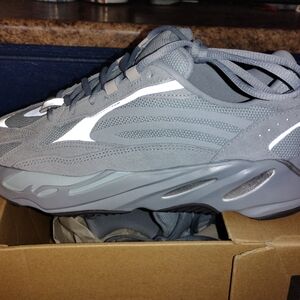 adidas Men's Gray and White Athletic Shoes